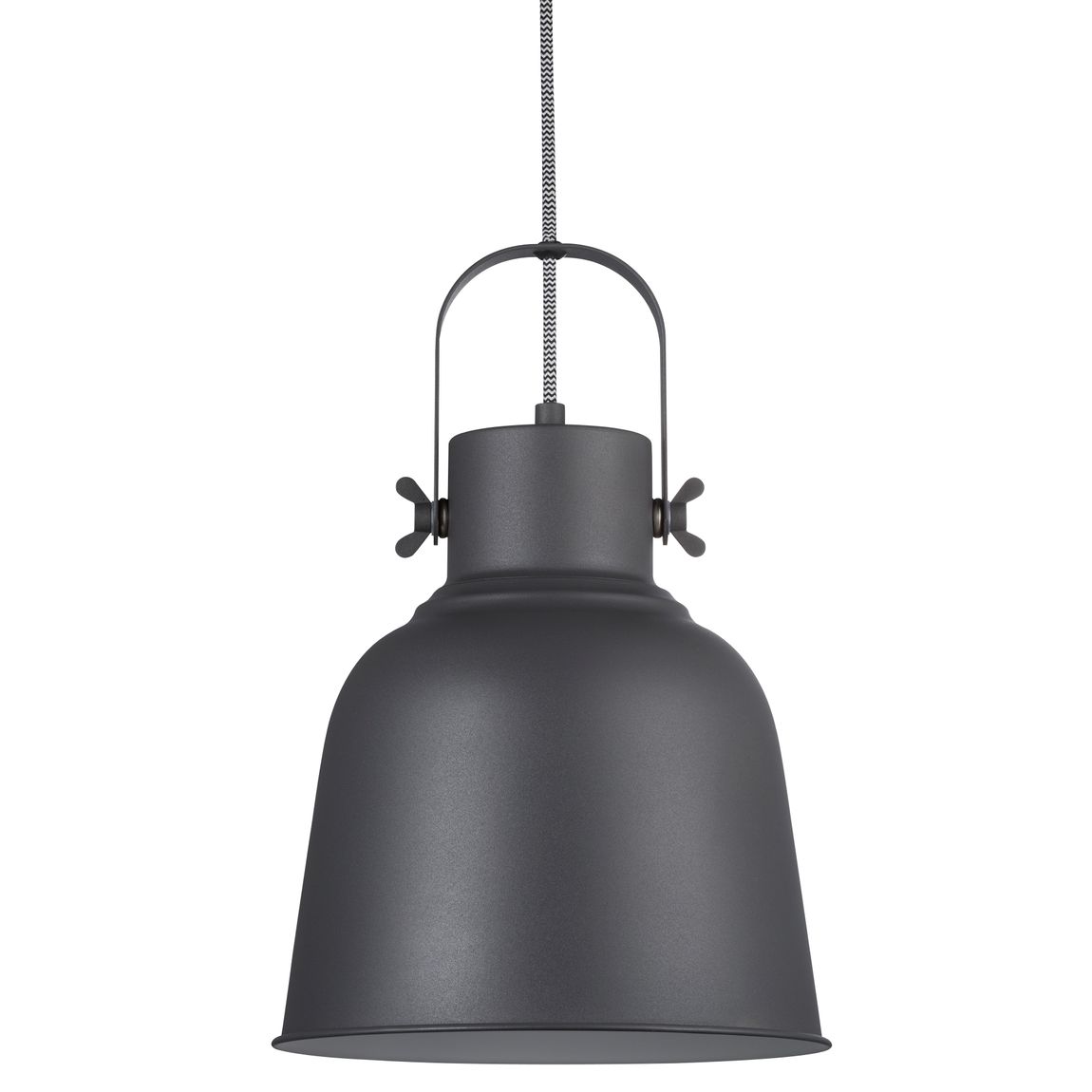 Adrain Pendellampe Hängelampe Ø25 cm Schwarz