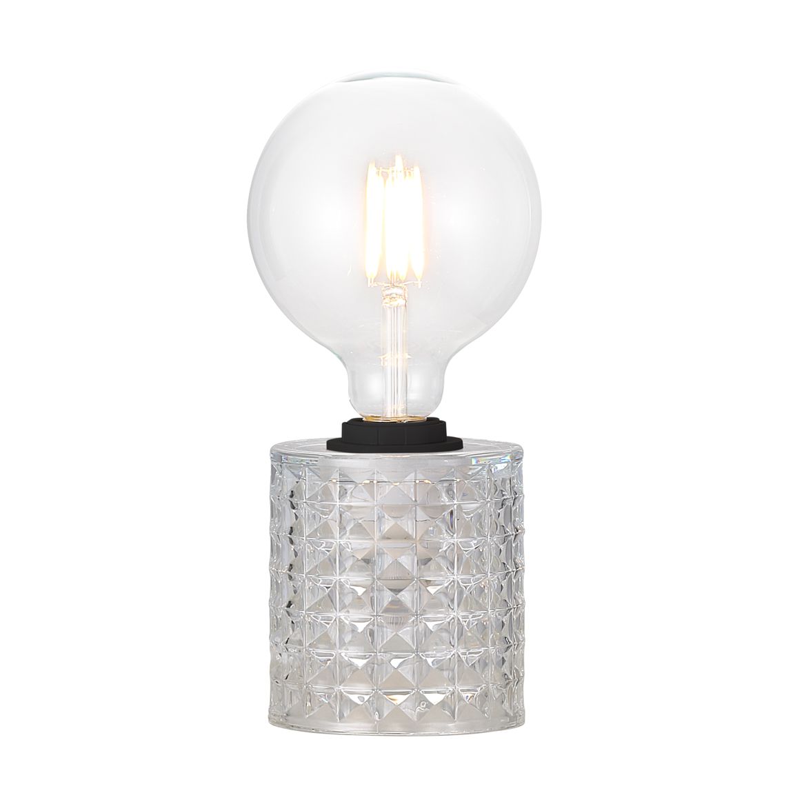 Hollywood Tischlampe E27 Klar