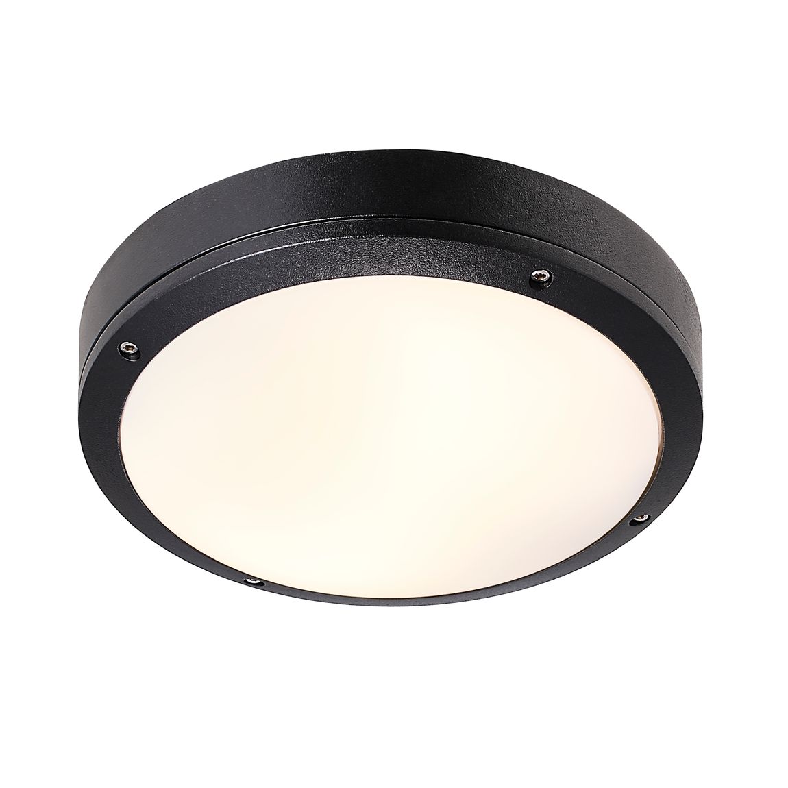 Desi Deckenlampe Ø 27,5 cm Opalweiß/Schwarz