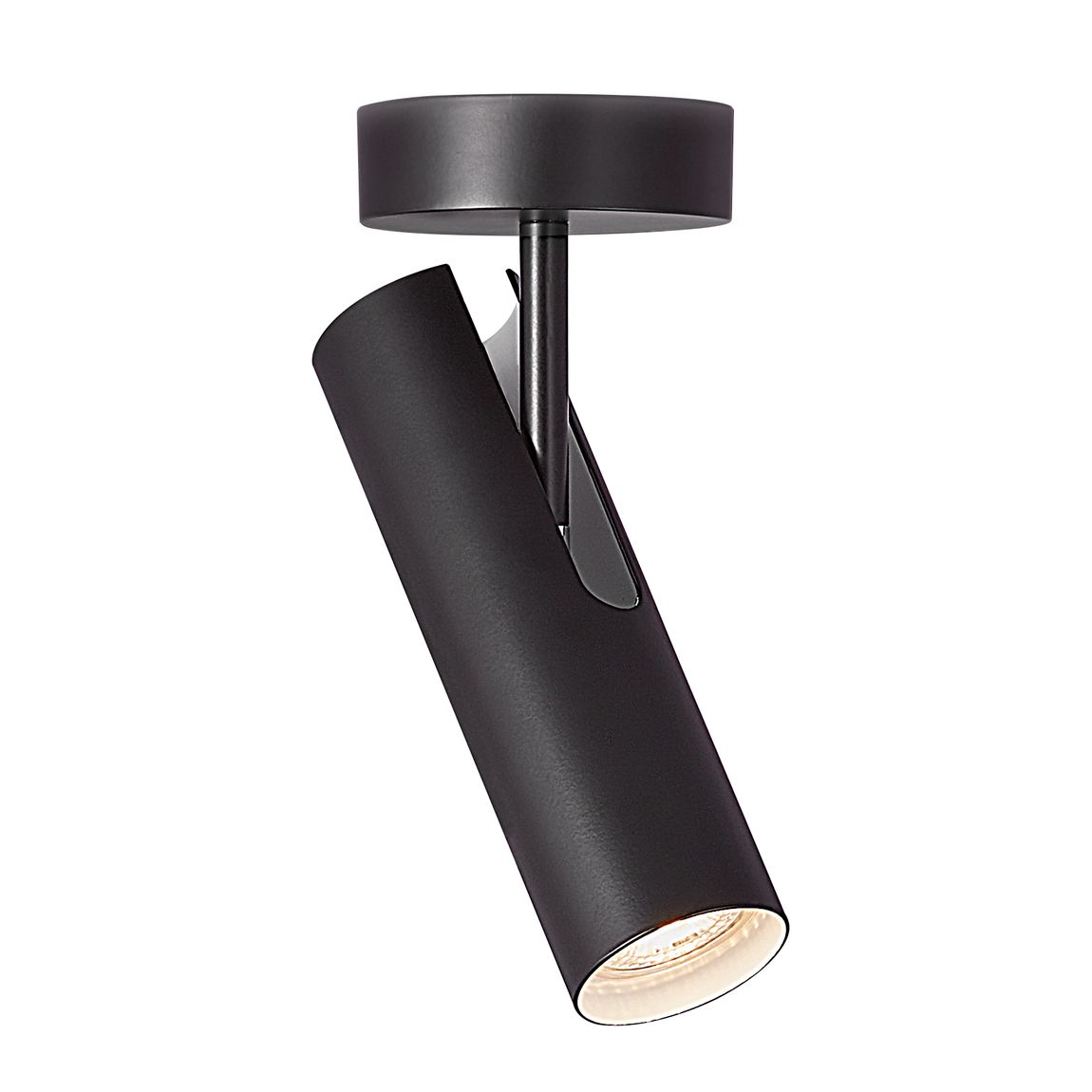 Mib Deckenlampe Ø 6 cm Schwarz