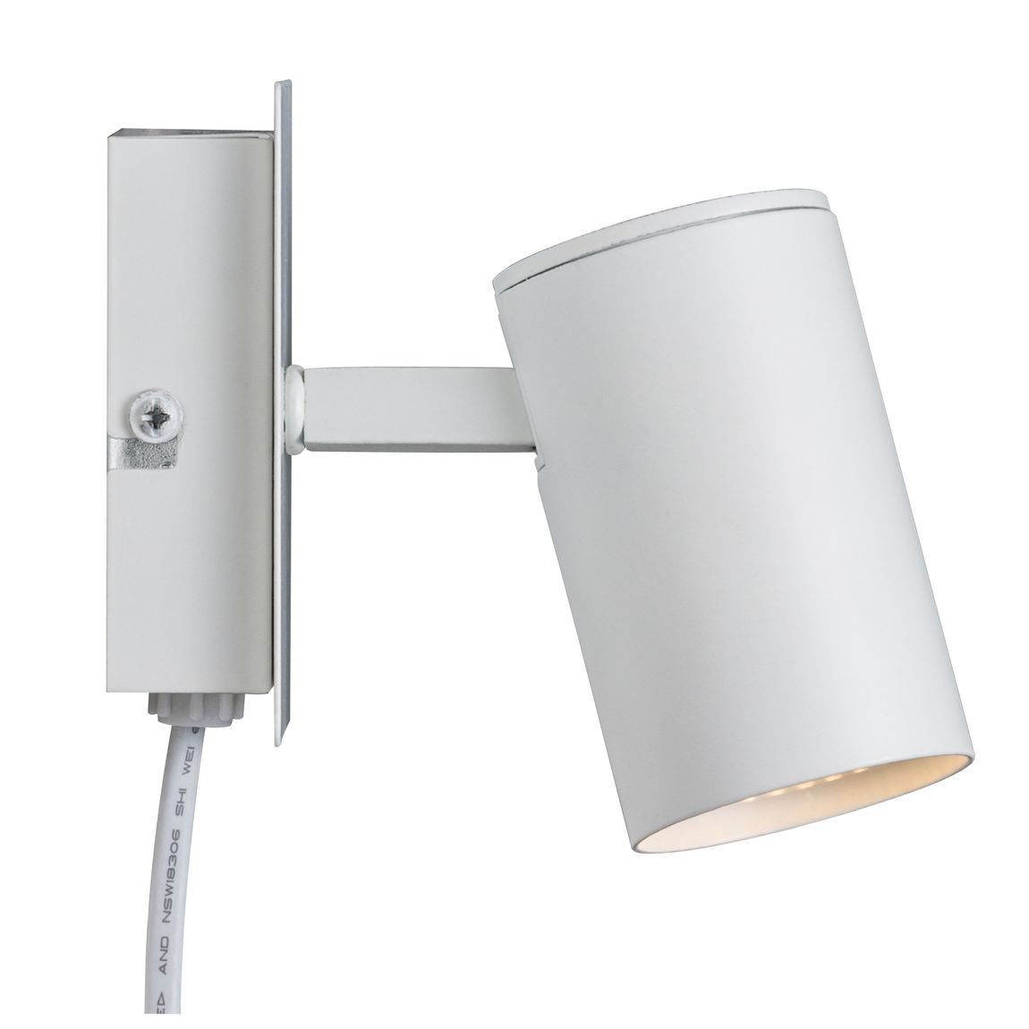 Frida Wandlampe Leselampe Ø 5,1 cm Weiß