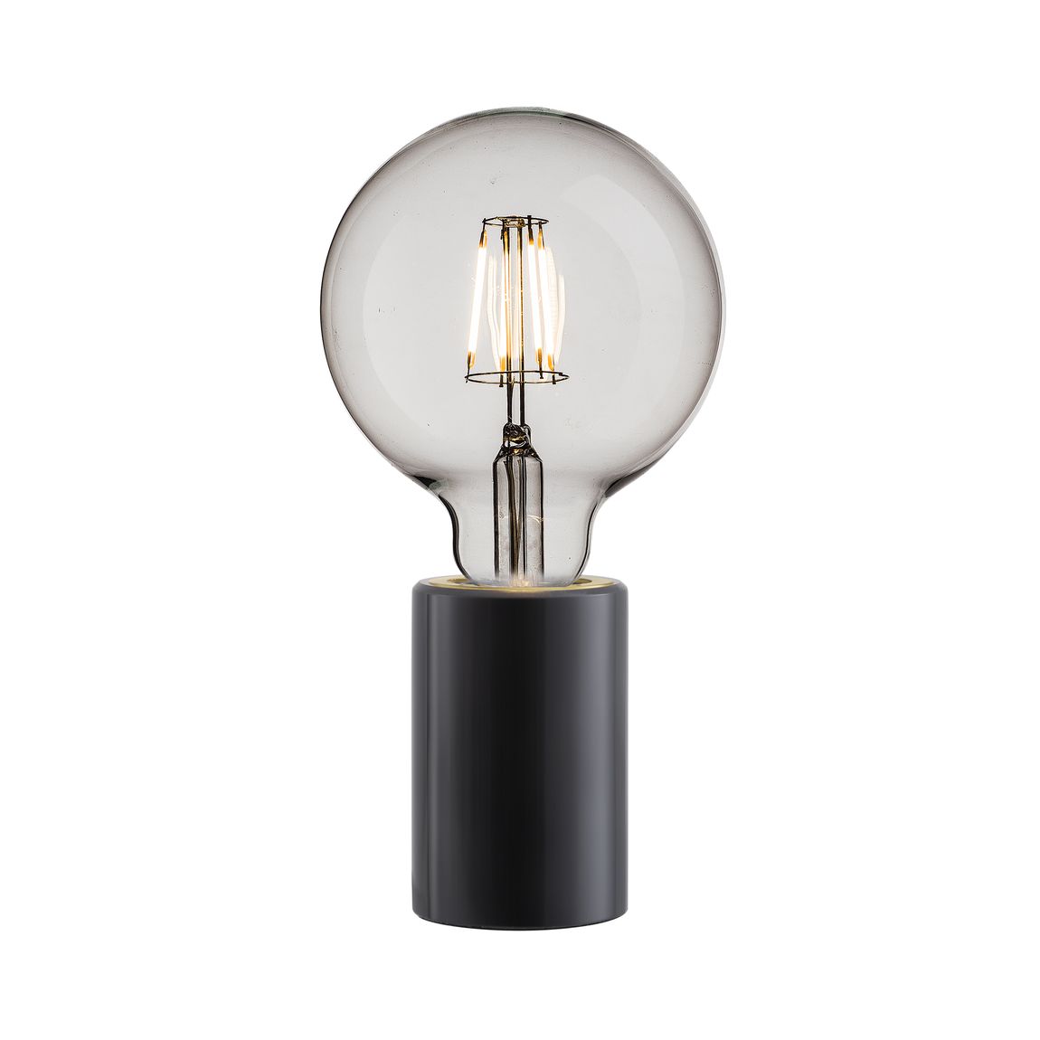 Siv Tischlampe Designerlampe Ø 6 cm Schwarz Marmor