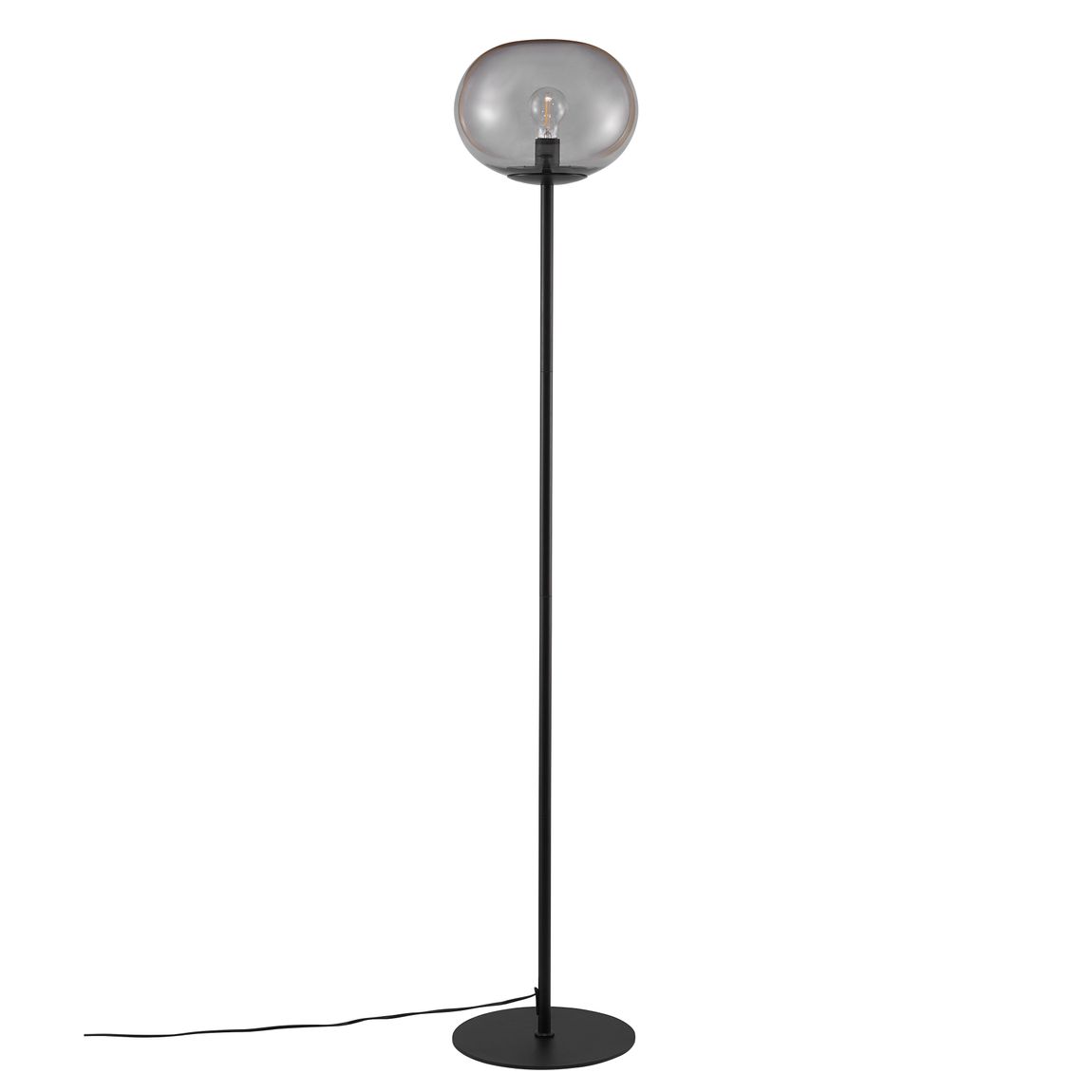 Alton Stehlampe Ø 28 cm Leselampe Rauch / Schwarz
