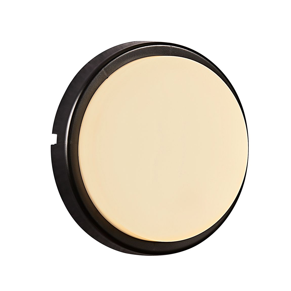 Cuba Energy Wandlampe Round Ø 17,5 cm Opalweiß/Schwarz