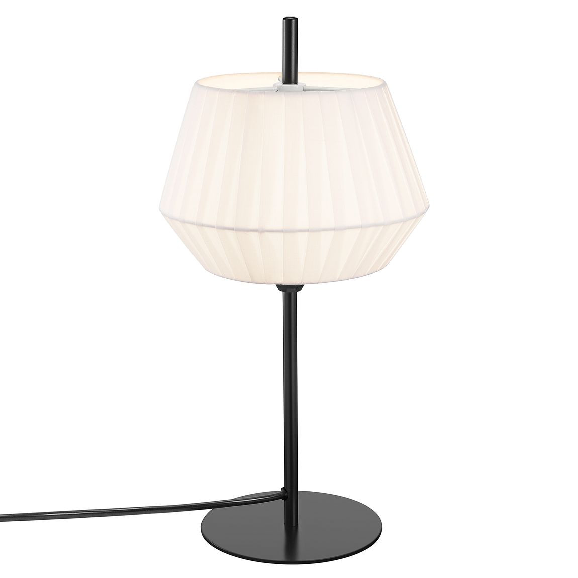 Dicte Tischlampe E14 Weiß