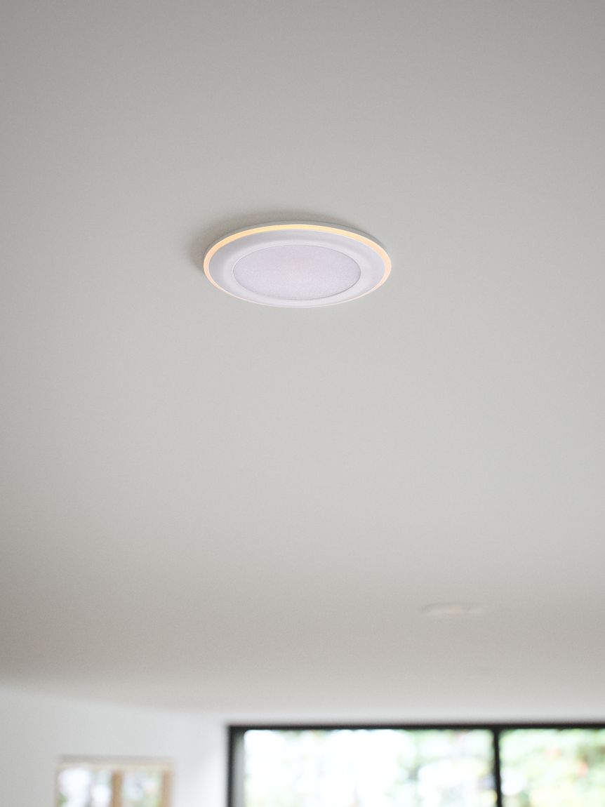 Elkton LED Einbaustrahler Ø 6,5 cm mit Moodmaker Dimmer Weiß