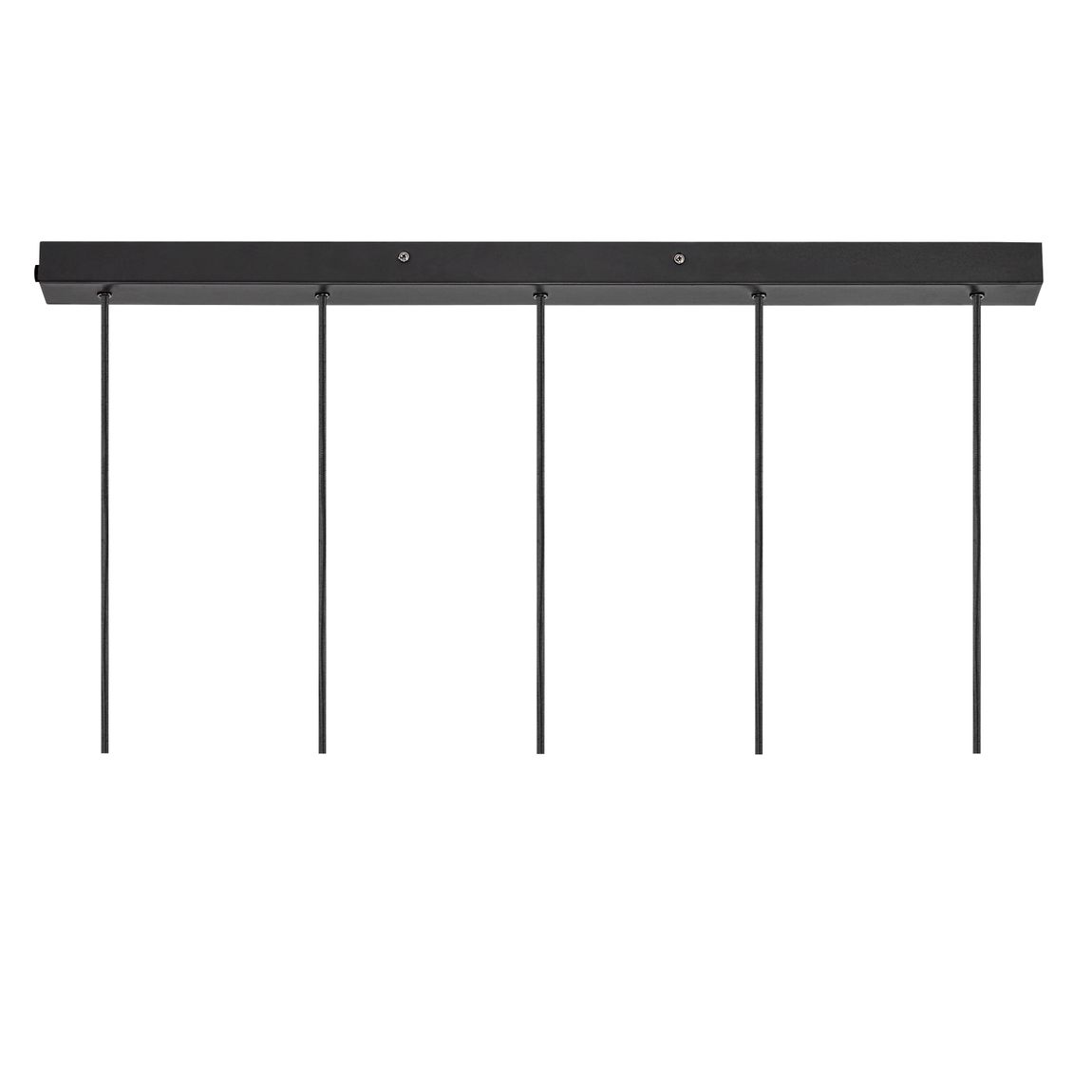 Tilo 5er Set Hängelampe Esche/Metall Schwarz