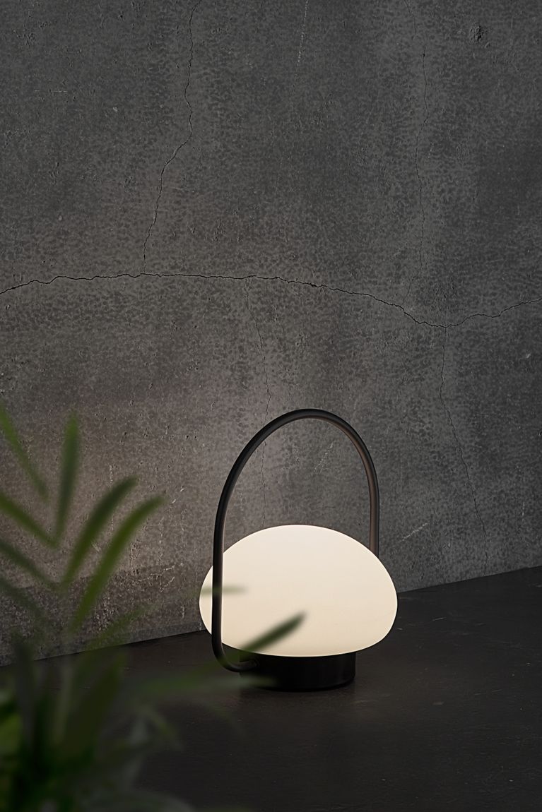 Sponge To-Go LED-Lampe Ø 22,5 cm mit Moodmaker Dimmer Outdoor Schwarz