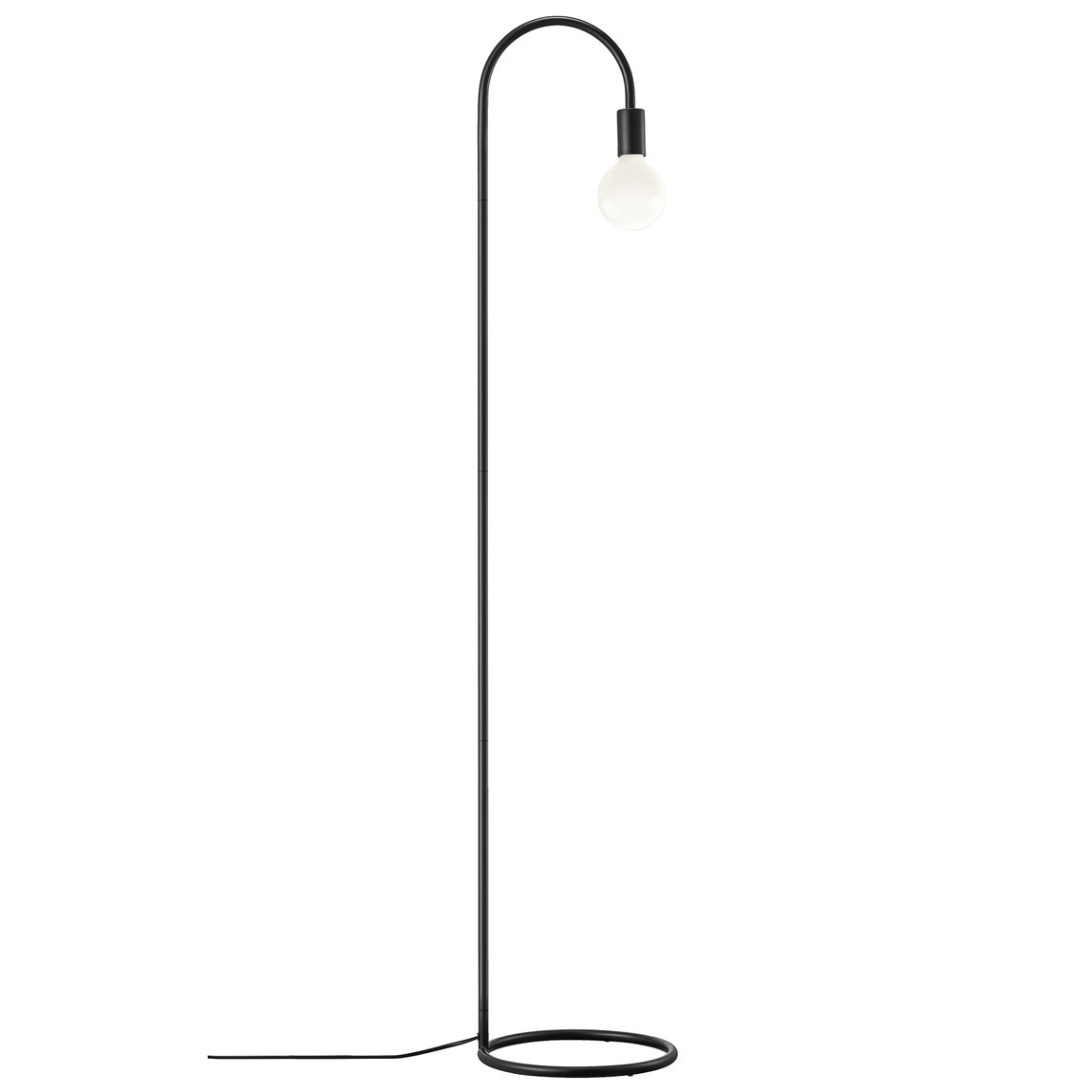 Paco Stehlampe E27 Schwarz