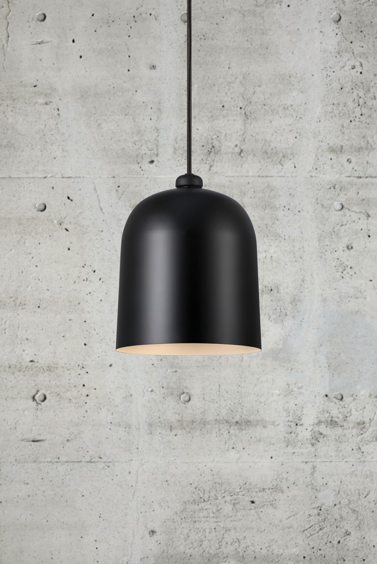 Angle Hängelampe Ø 30 cm Schwarz