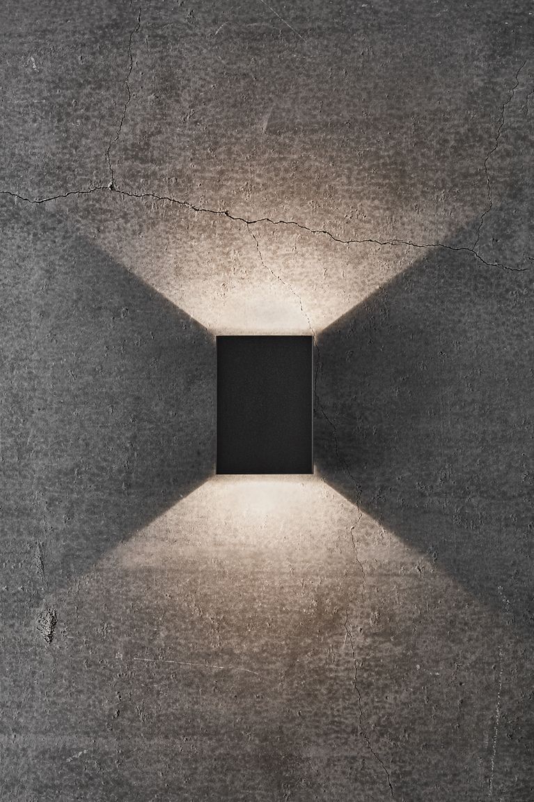 Fold Wandlampe LED 14,8 x 10,5 cm Schwarz