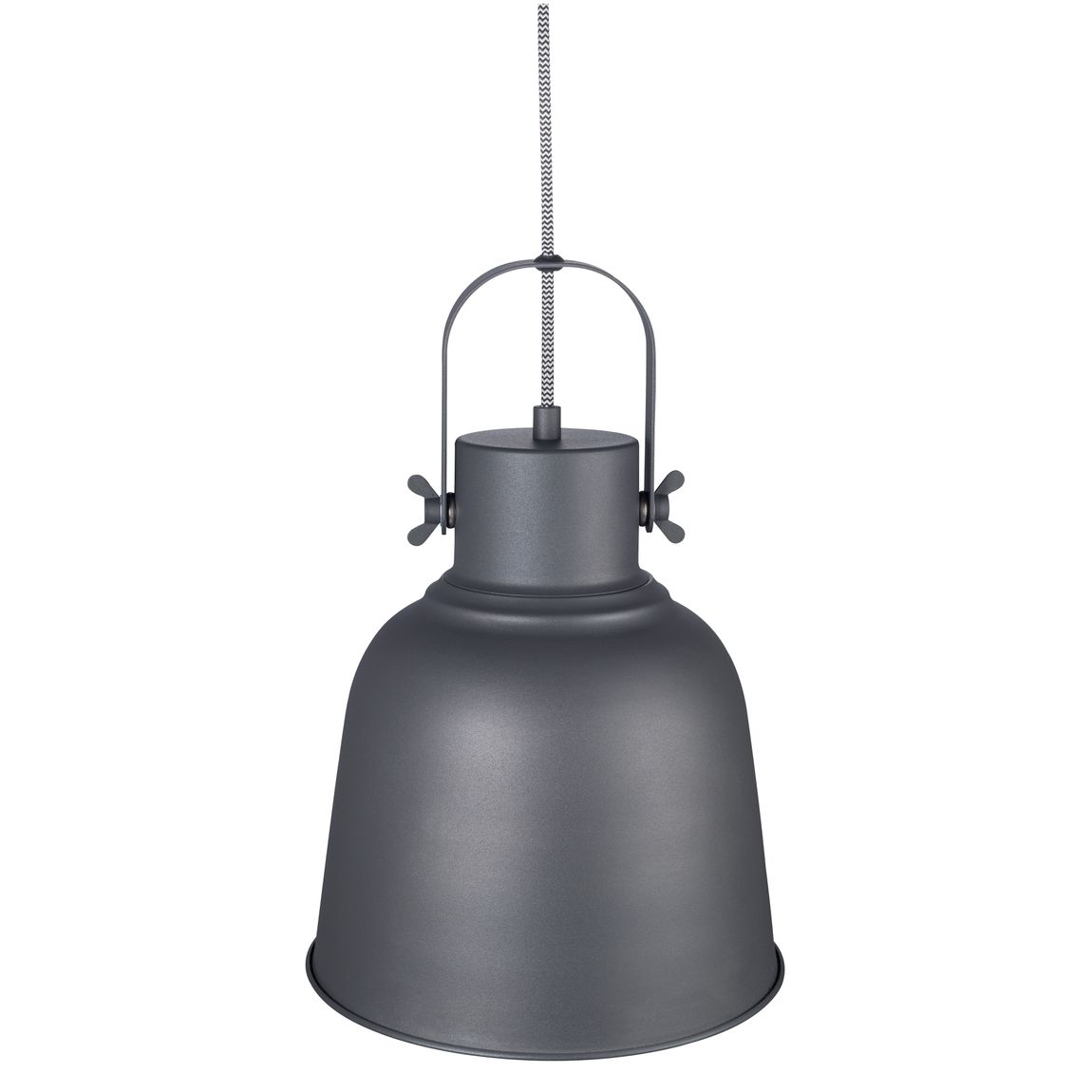 Adrain Pendellampe Hängelampe Ø25 cm Schwarz