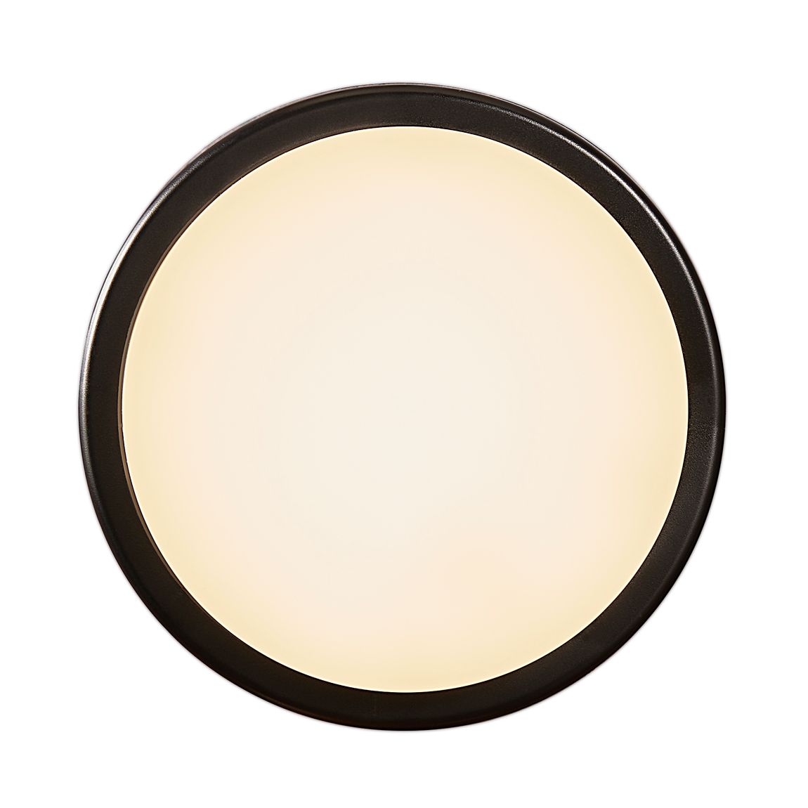 Cuba Energy Wandlampe Round Ø 17,5 cm Opalweiß/Schwarz