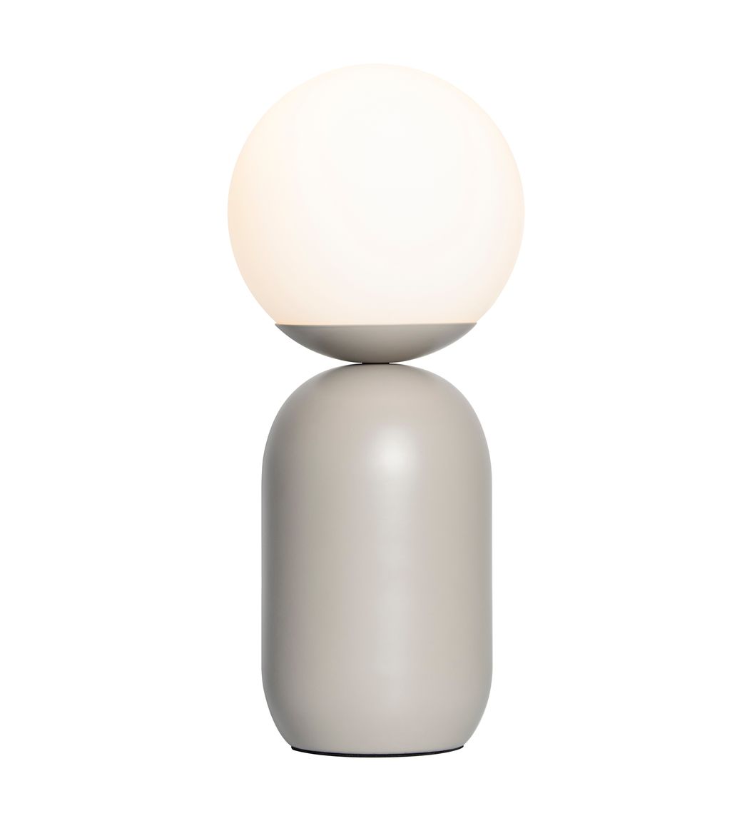 Notti Tischlampe Ø 15 cm Grau