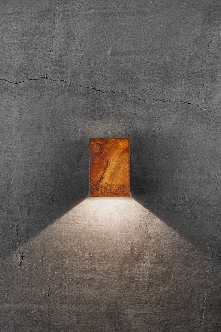 Fold Wandlampe LED 14,9 x 10,6 cm Rost