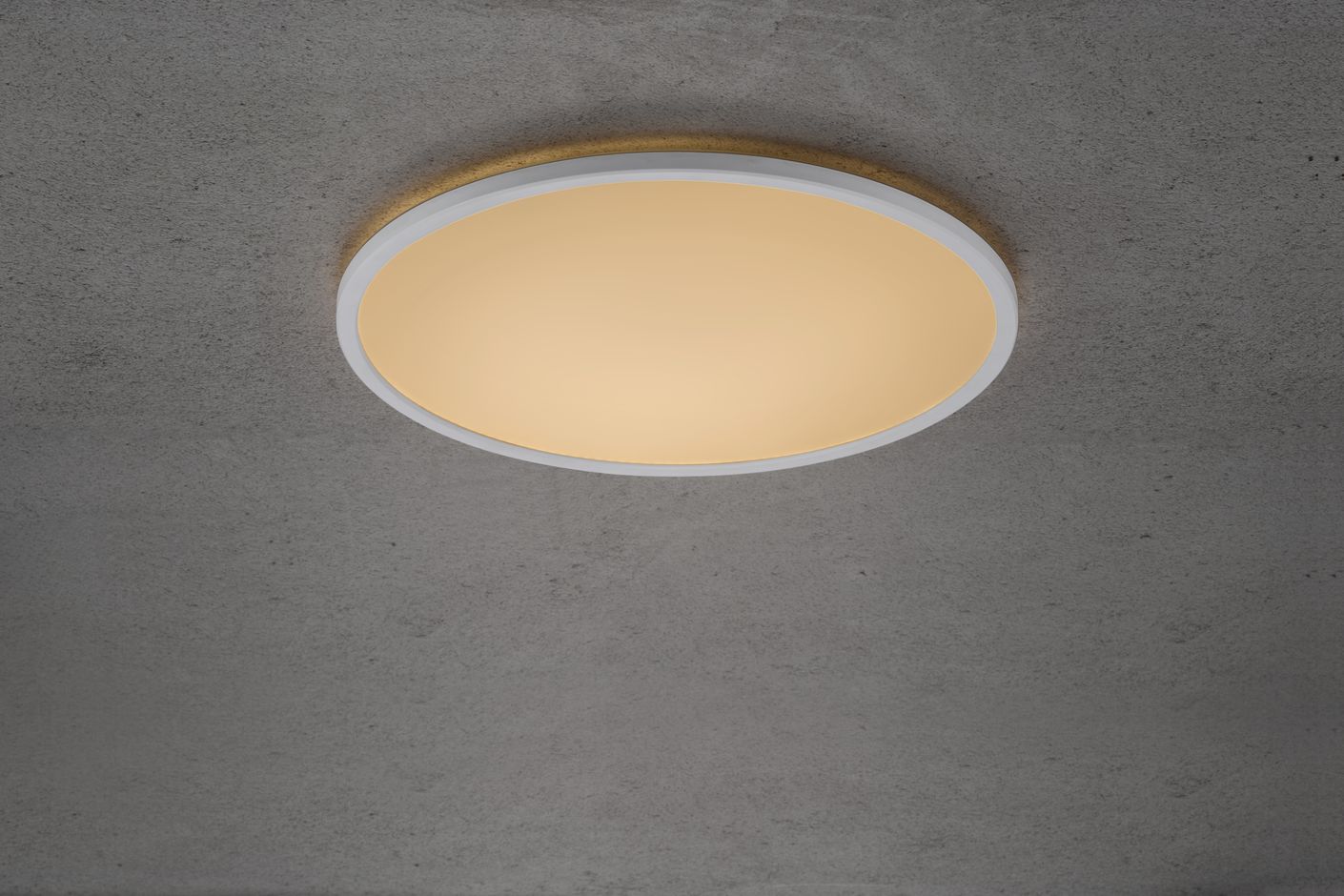 Oja Deckenlampe Ø 42,4 cm mit Moodmaker Dimmer Weiß