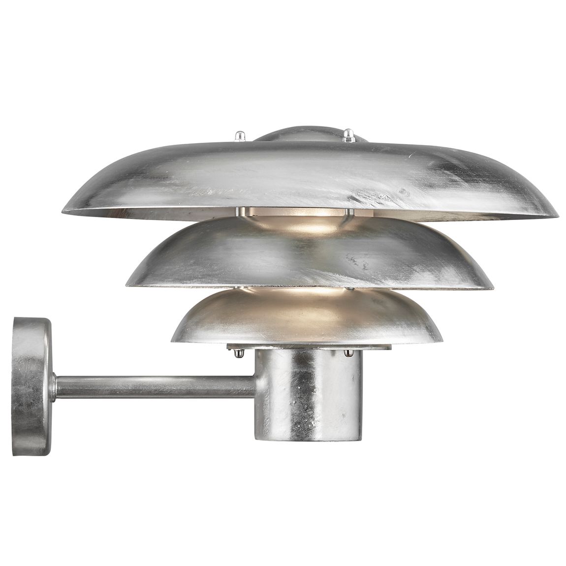 Kurnos Wandlampe Ø 35 cm Outdoor Verzinkt