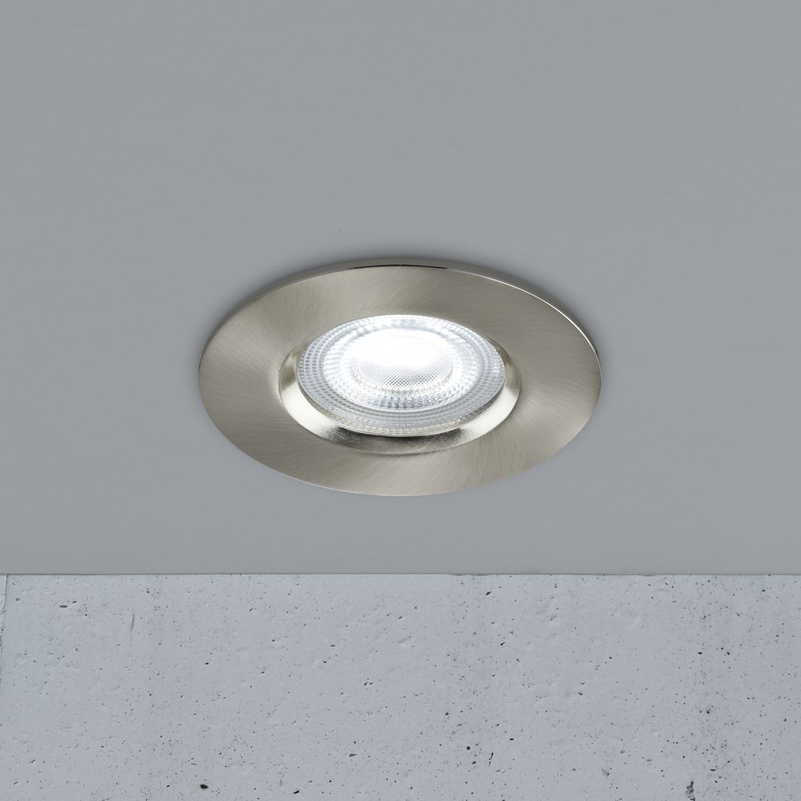 Don Smart LED Einbaustrahler Ø 8,5 cm Silber