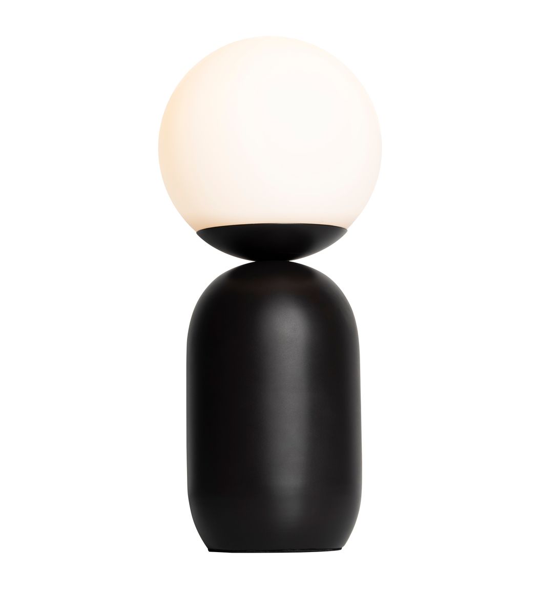 Notti Tischlampe Ø 15 cm Schwarz