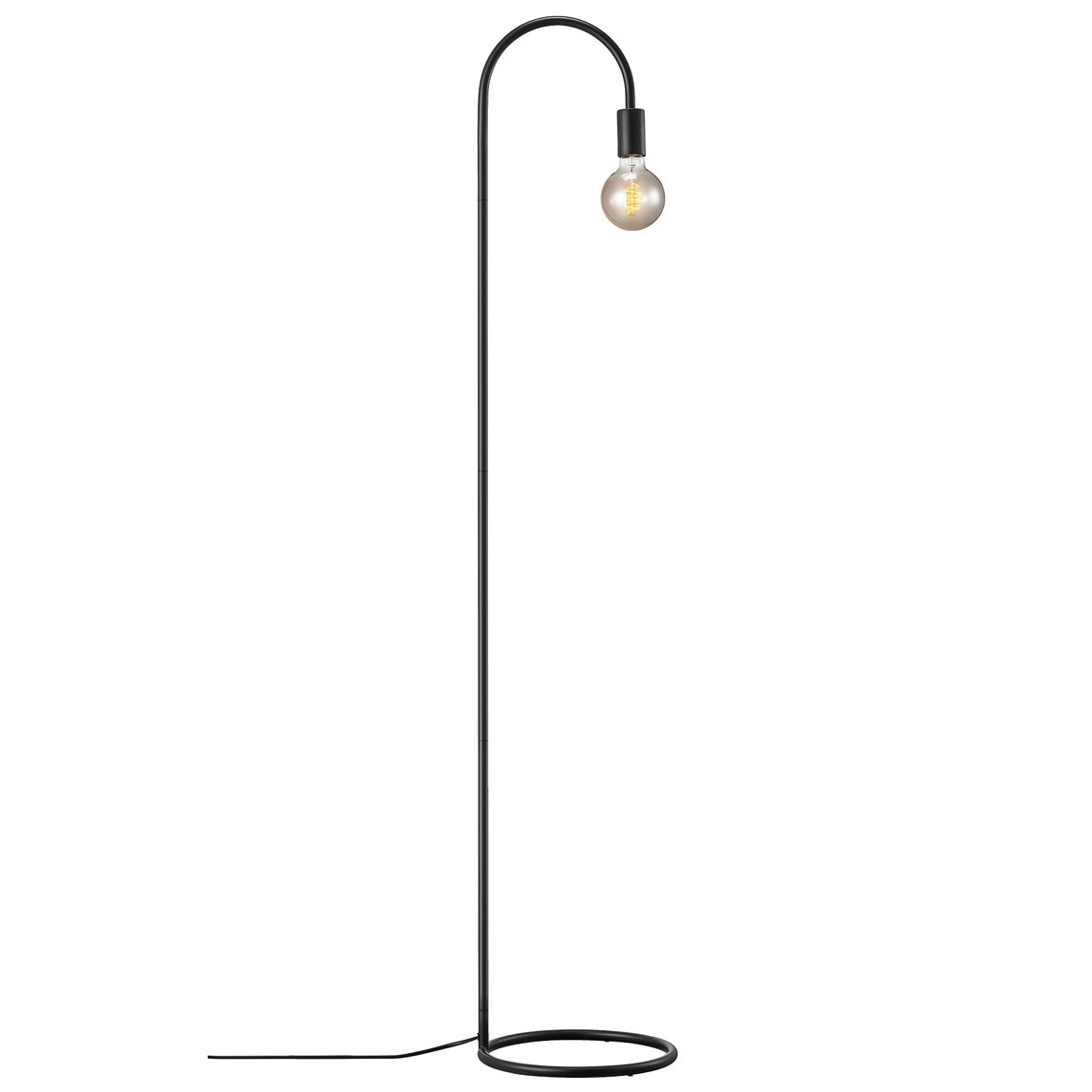 Paco Stehlampe E27 Schwarz