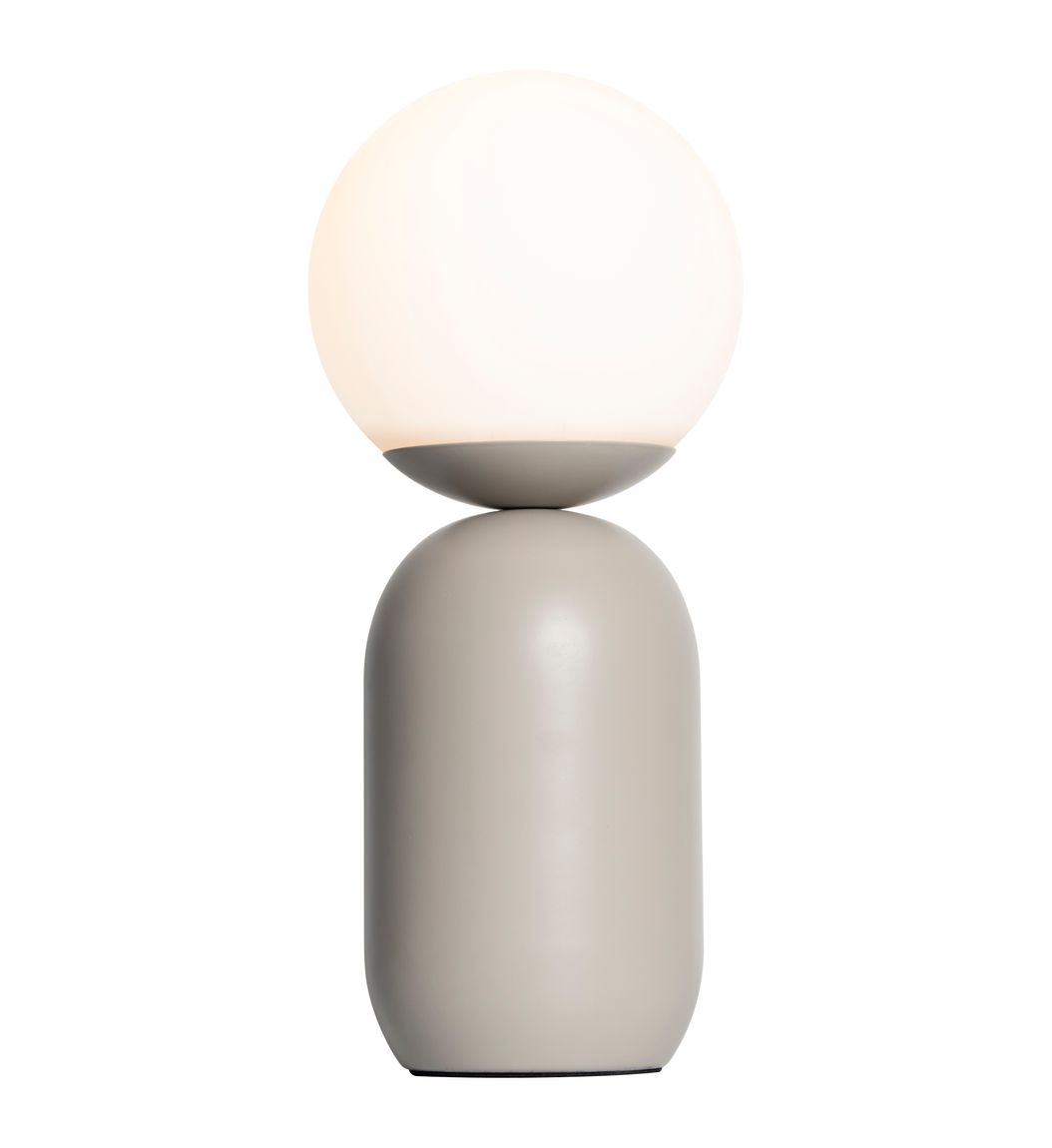 Notti Tischlampe Ø 15 cm Grau