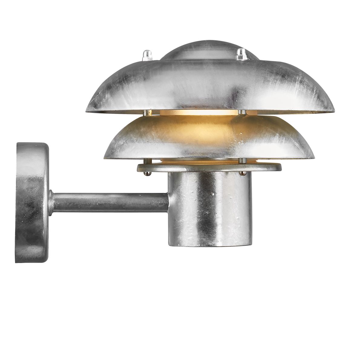 Kurnos Wandlampe Ø 20 cm Outdoor Verzinkt