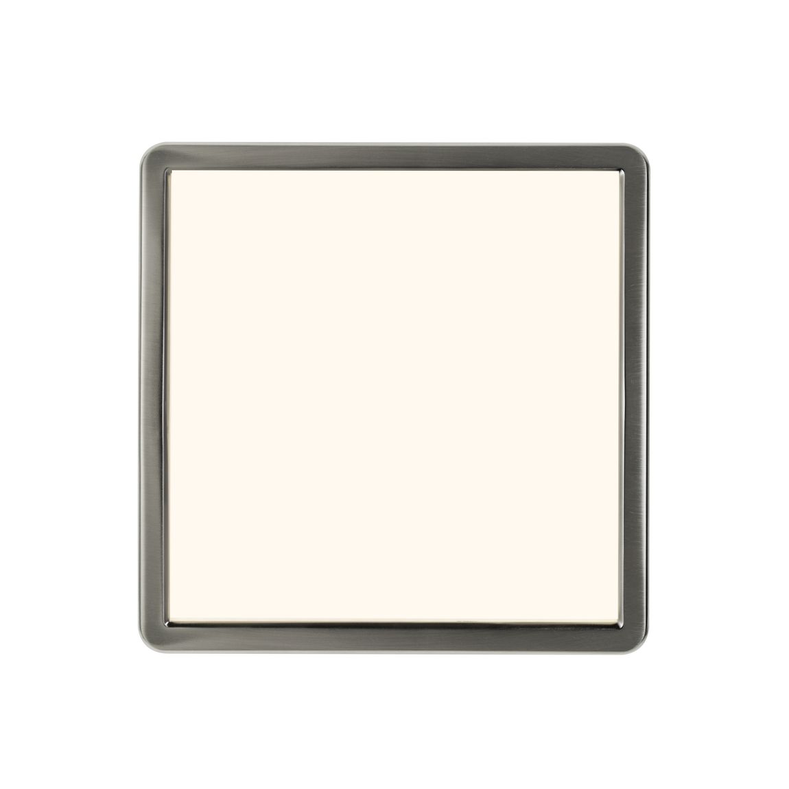 Oja Deckenlampe 30x30 cm Eckig Weiß/Silber