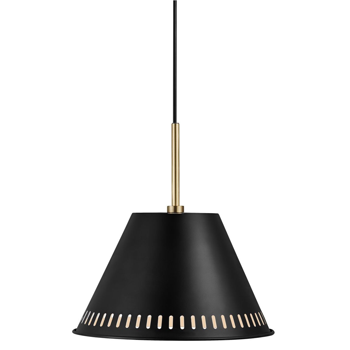 Pine Hängelampe E27 Schwarz