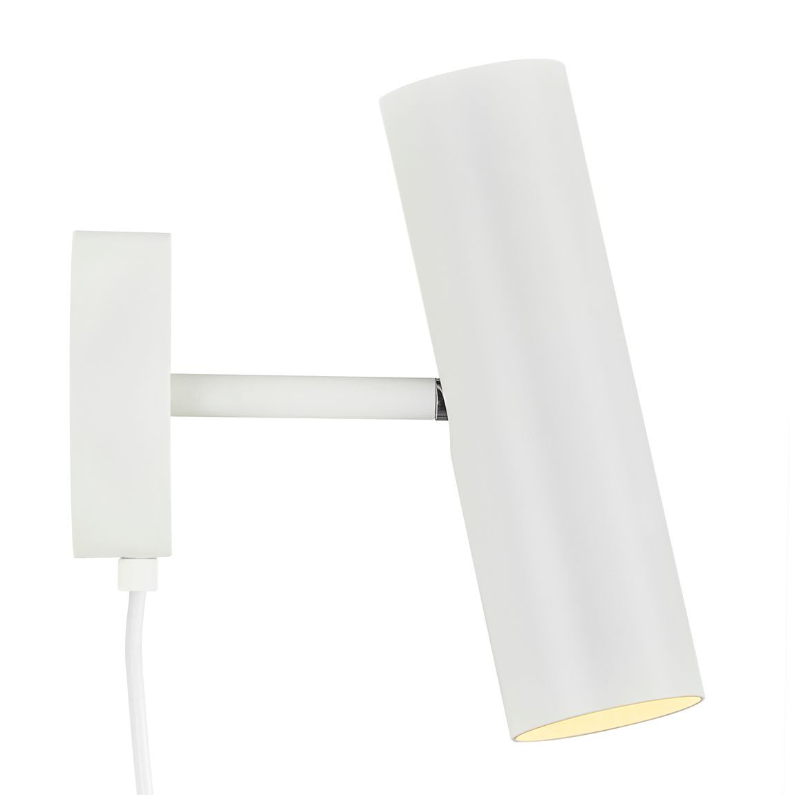 Mib Wandlampe Leselampe Ø 6 cm Weiß