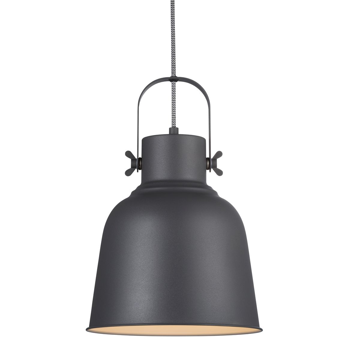 Adrain Pendellampe Hängelampe Ø25 cm Schwarz