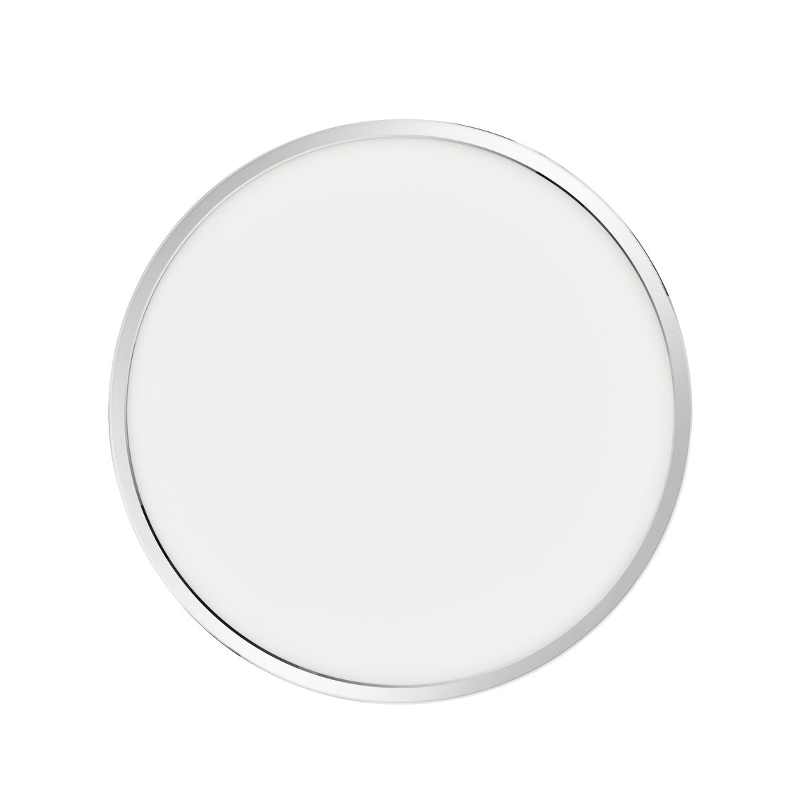 Oja Deckenlampe Ø 43 cm mit Moodmaker Dimmer Weiß/Chrom