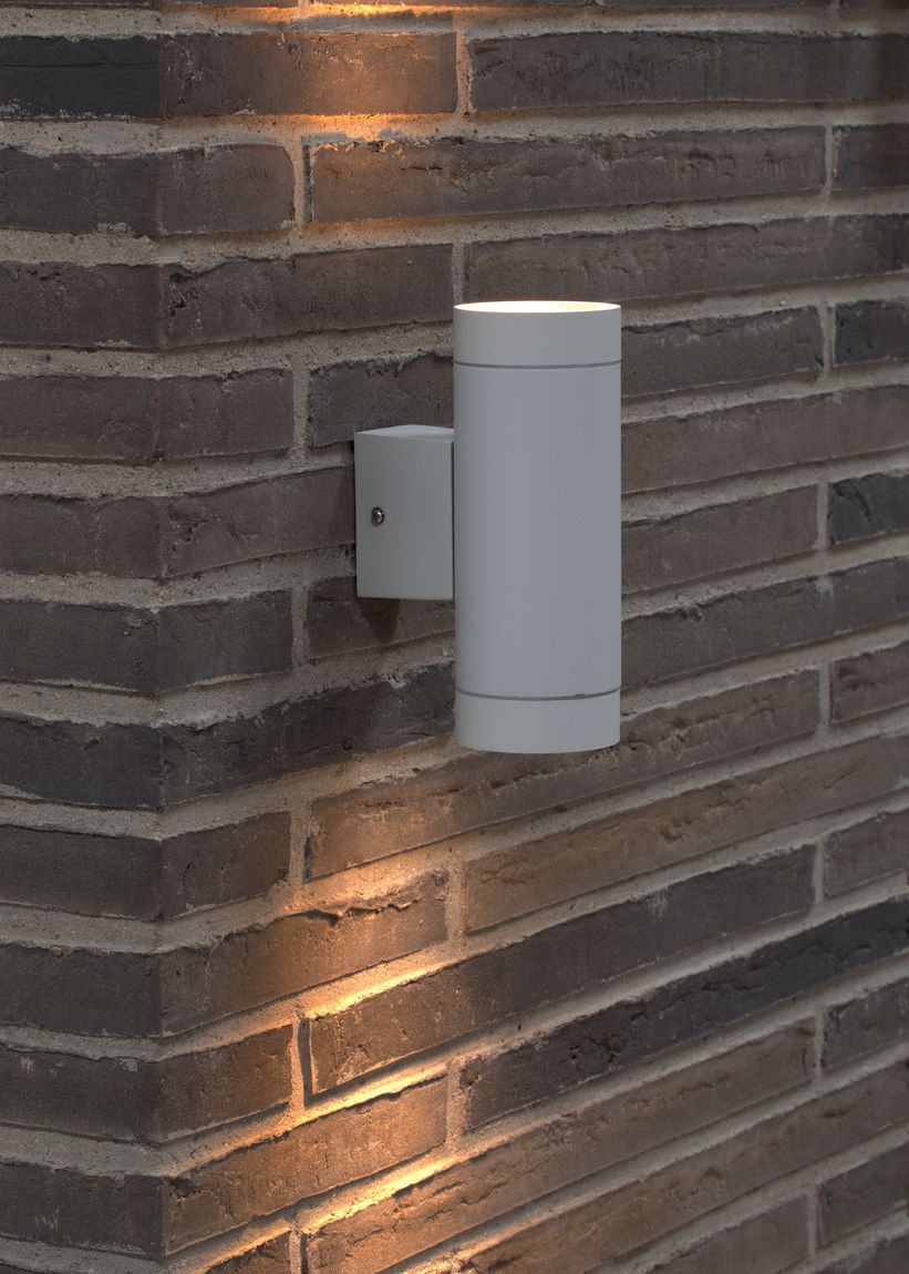 Tin Maxi Wandleuchte Outdoor Weiß