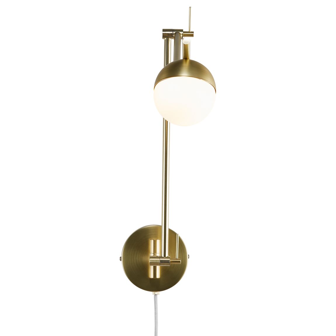 Contina Wandlampe Leselampe Ø 10 cm Messing