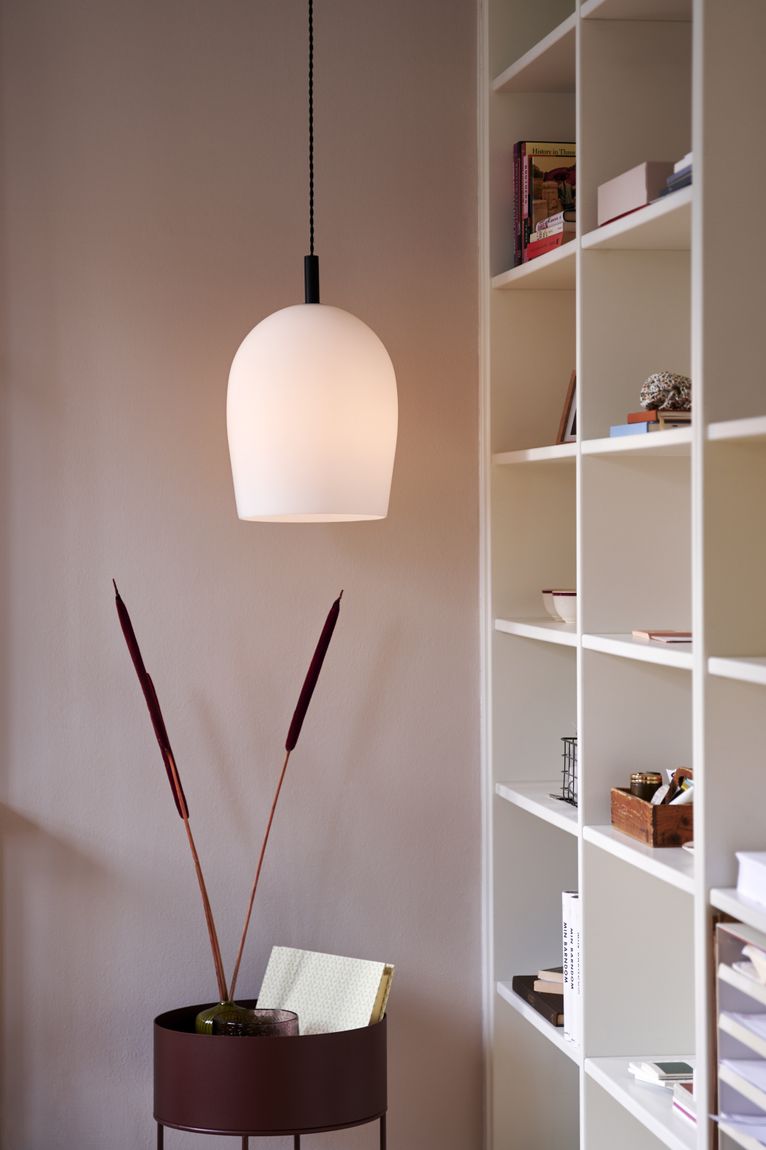 Uma Pendellampe Hängelampe Ø 29 cm Weiß/Schwarz