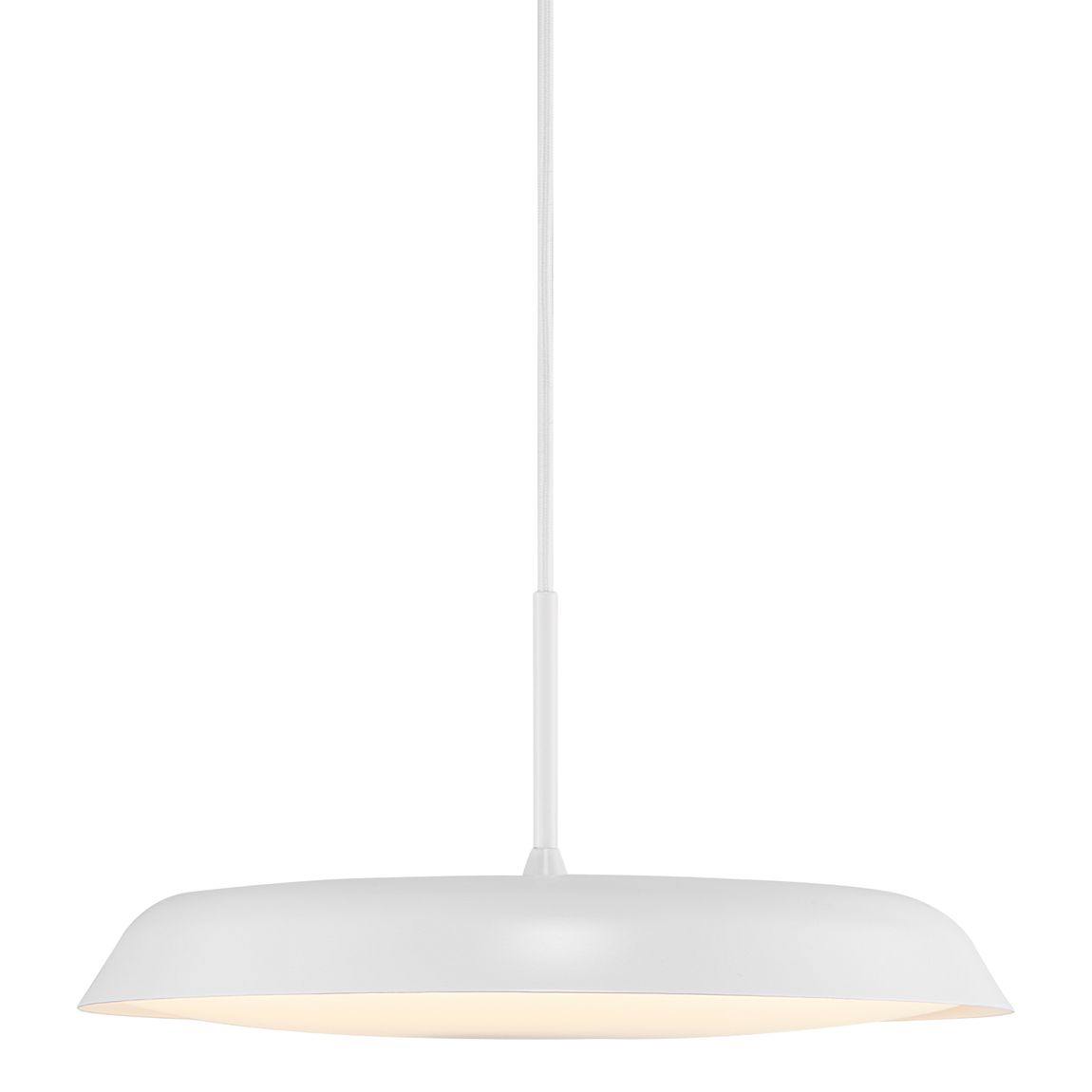 Piso Hängelampe Pendellampe Ø 36,5 cm Weiß