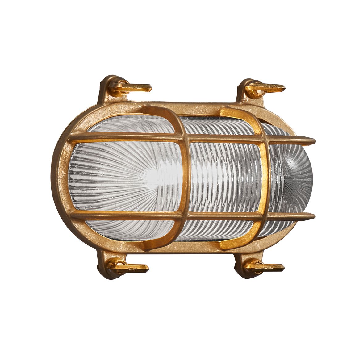 Helford Wandlampe Outdoor Messing