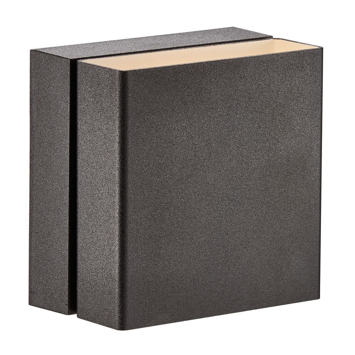 Turn Wandlampe 15 x 15 cm Outdoor Schwarz