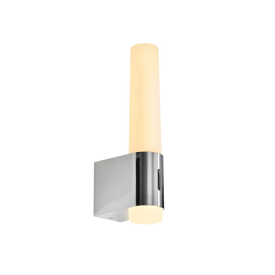 Helva Night Wandlampe mit Moodmaker Dimmer Weiß / Chrom
