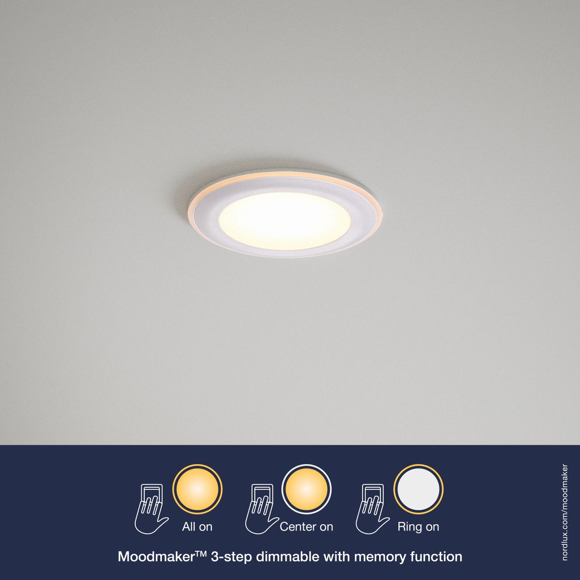 Elkton 14 Einbauleuchte LED Weiß