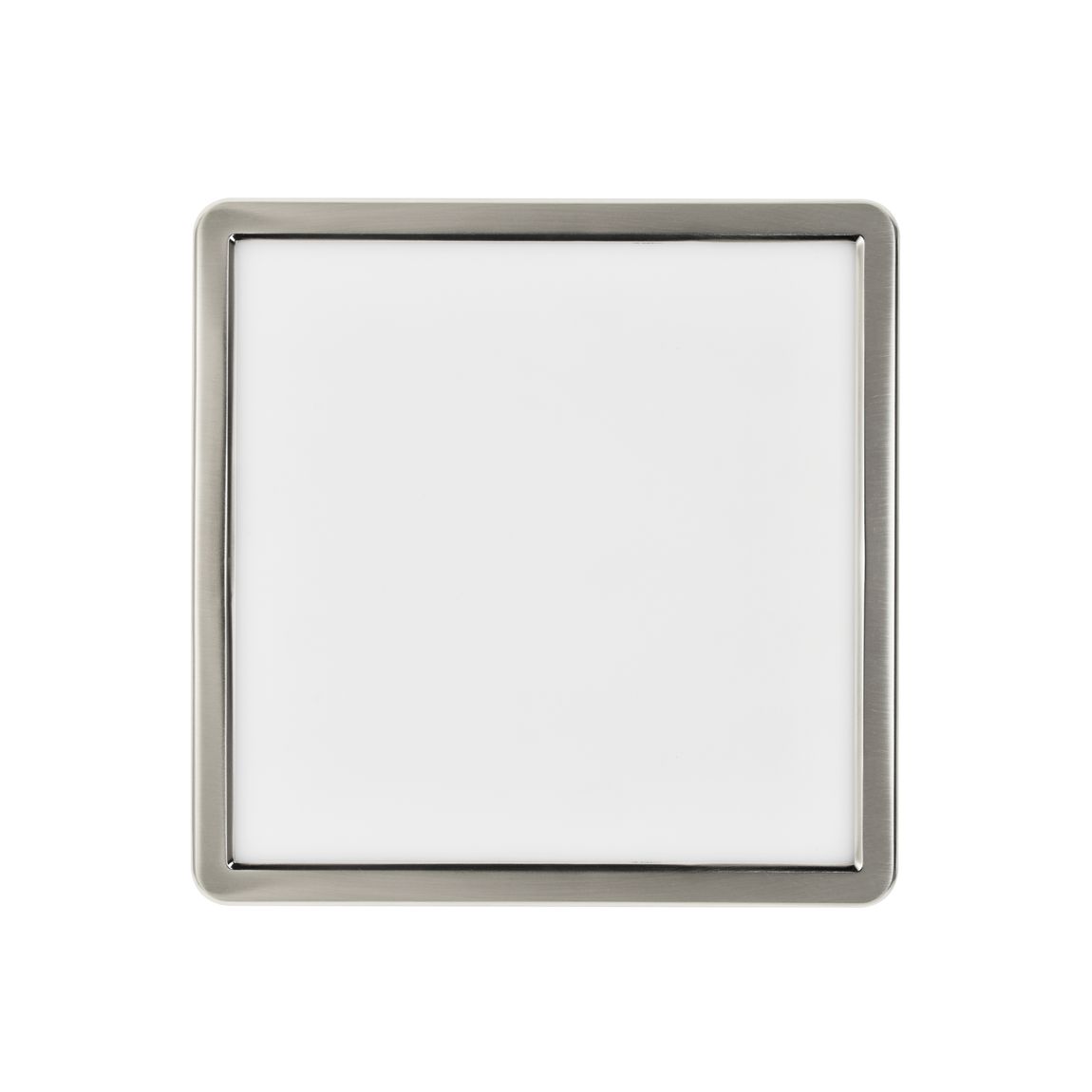 Oja Deckenlampe 30x30 cm Eckig Weiß/Silber