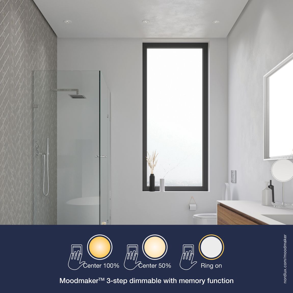 Alec LED-Spots mit Moodmaker Dimmer Weiß