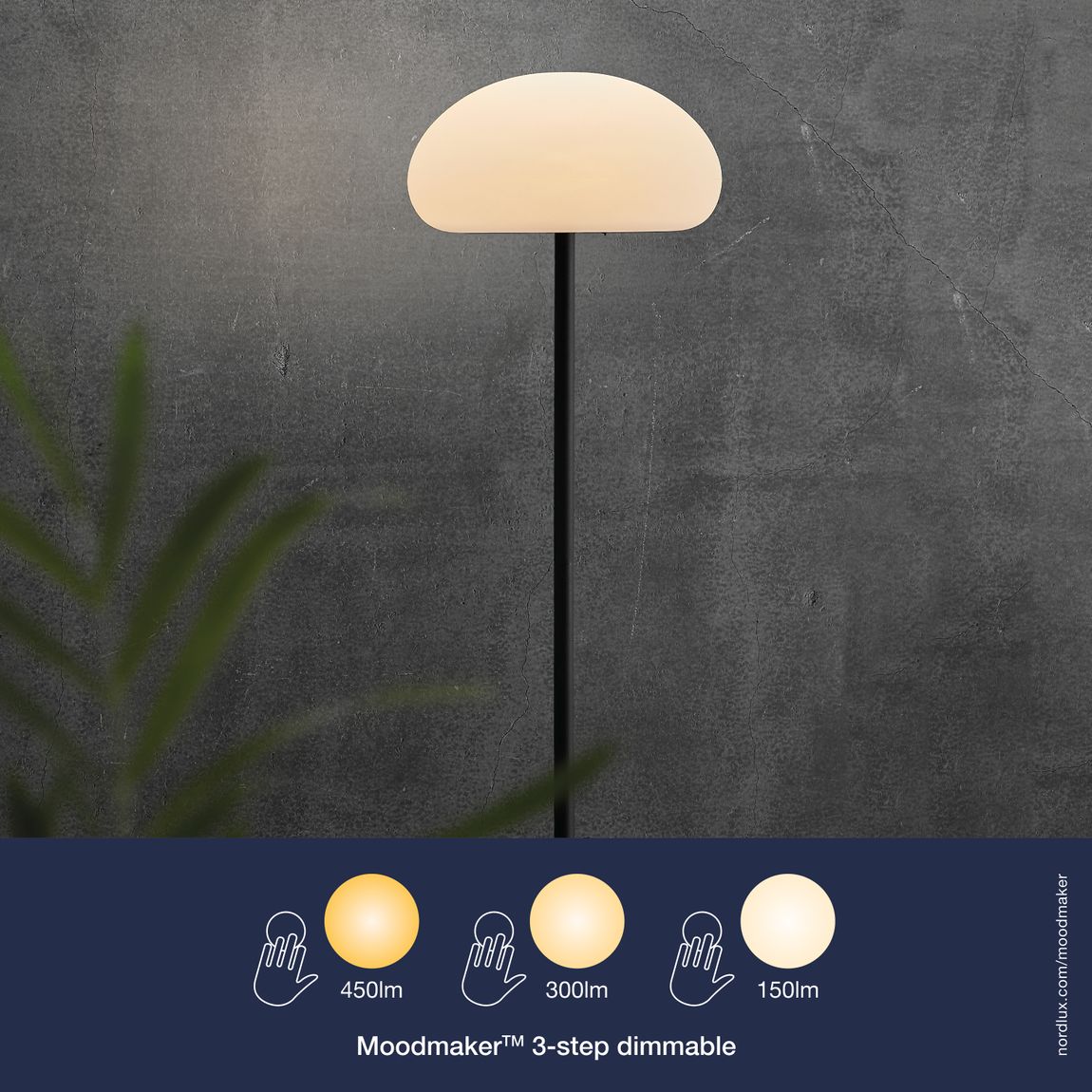 Sponge Tischlampe Ø 34 cm Weiß/Schwarz
