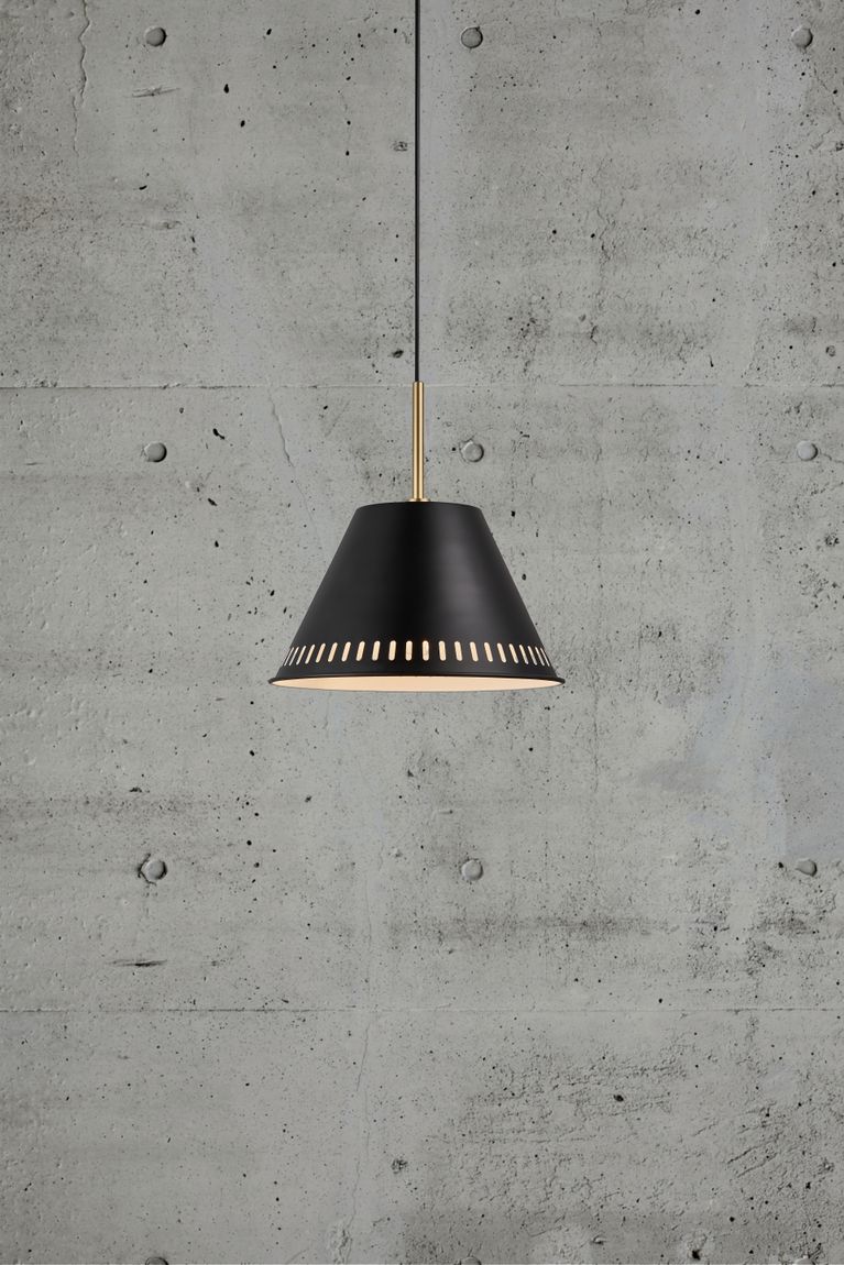 Pine Hängelampe E27 Schwarz