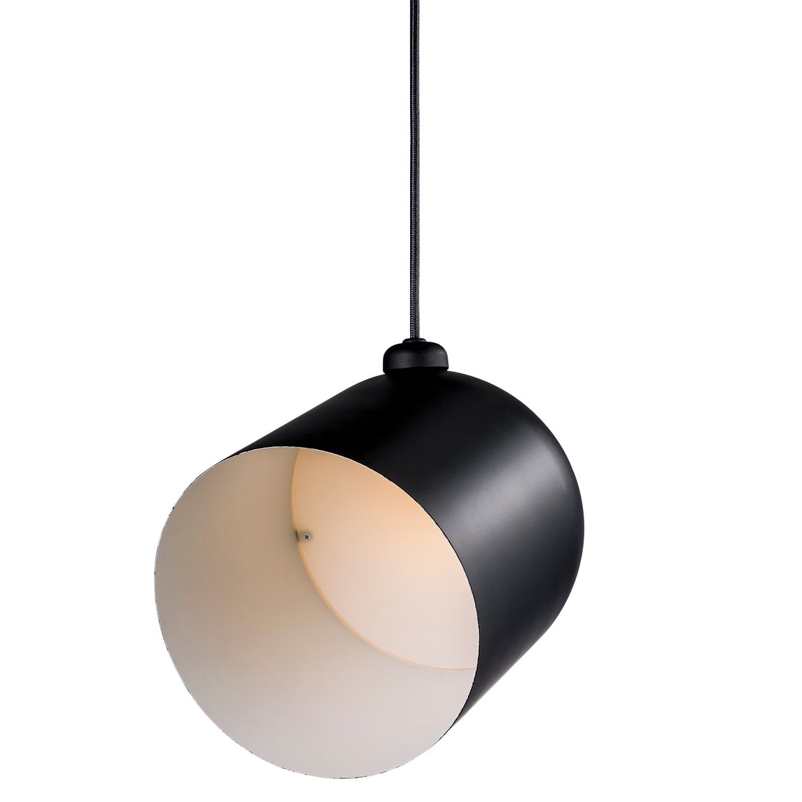 Angle Hängelampe Ø 30 cm Schwarz