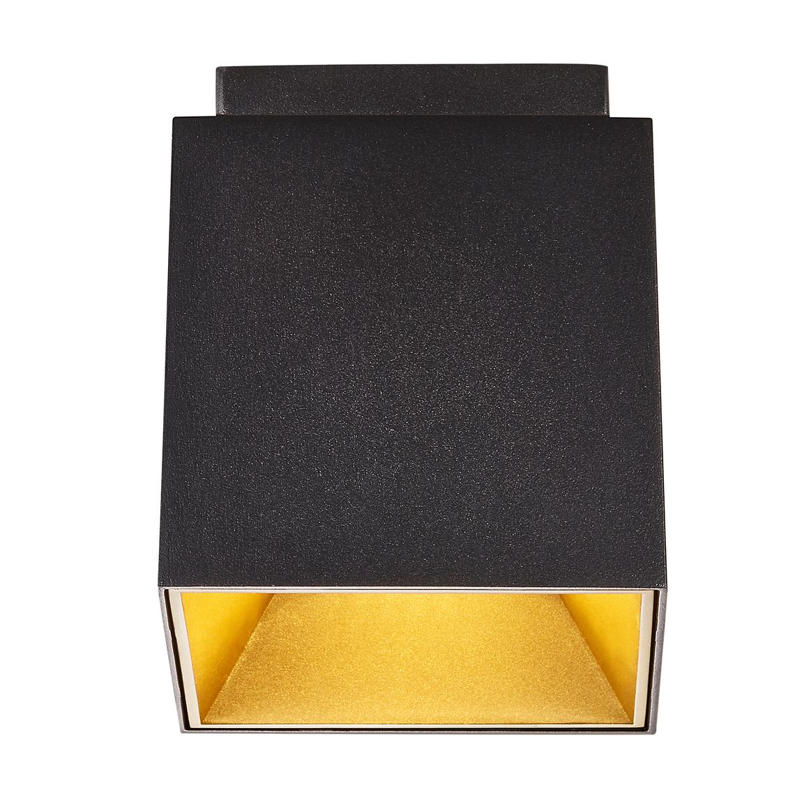Ethan Anbauspot Deckenlampe 10,5 x 10,5 cm Schwarz Matt