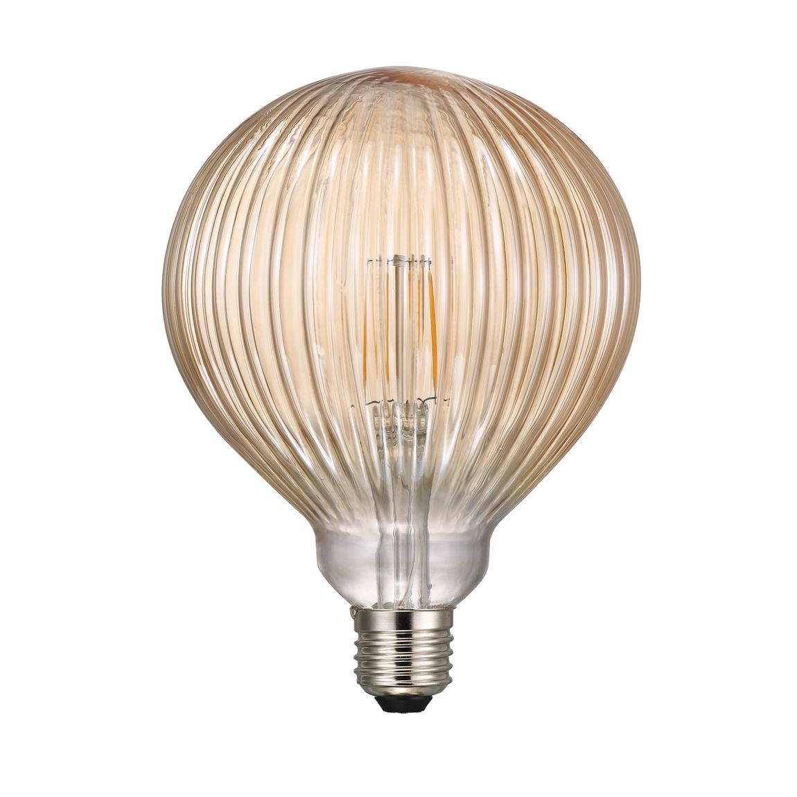 Glühbirne E27 Avra Basic Line Stripes Bernstein LED 1,5 Watt