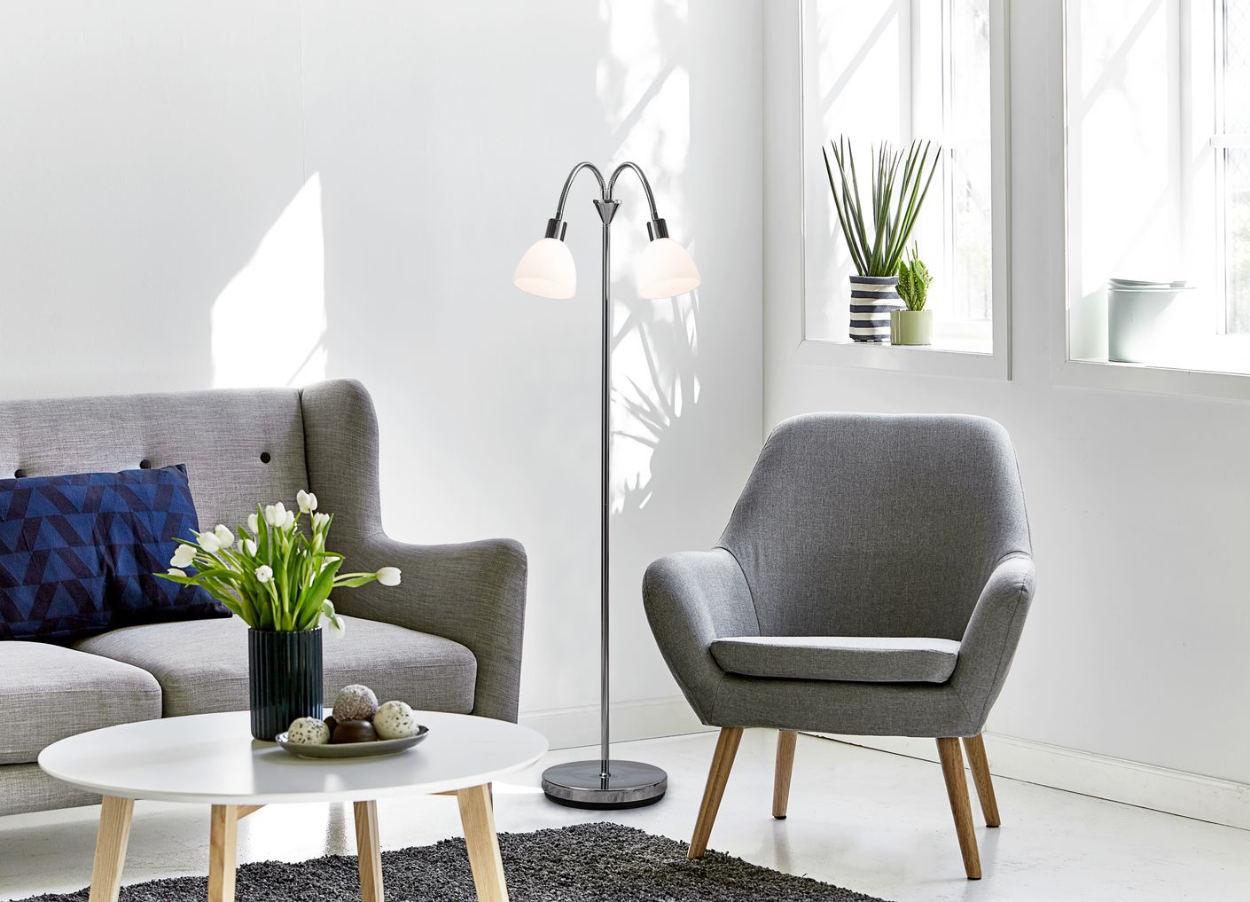 Ray Stehlampe E14 Chrom