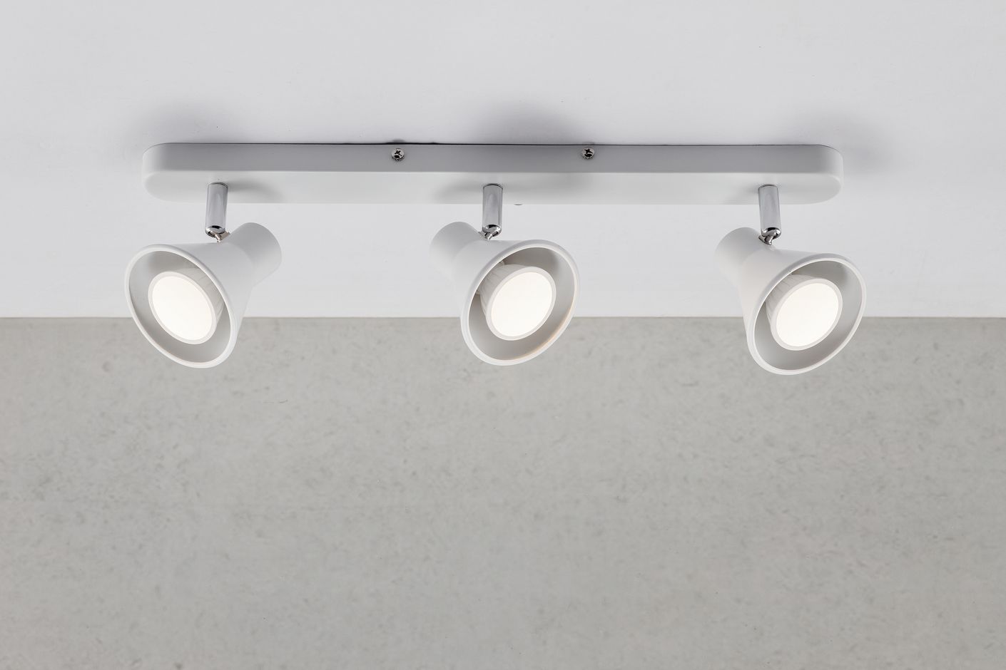 Eik 3er-Spot Ø 8,6 cm Deckenlampe Weiß