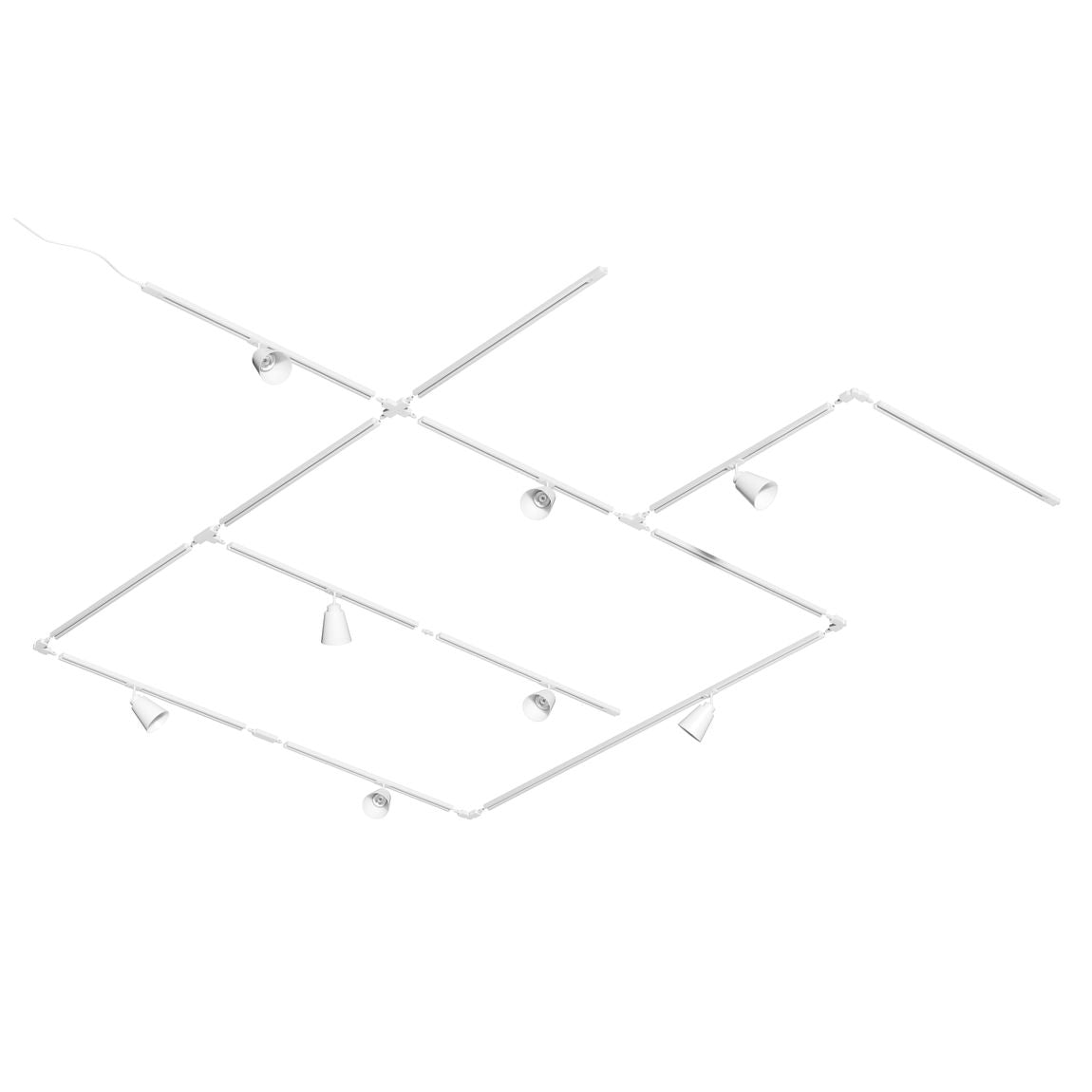 Link Koniekel LED Deckenspot Ø 8 cm Schwarz Matt
