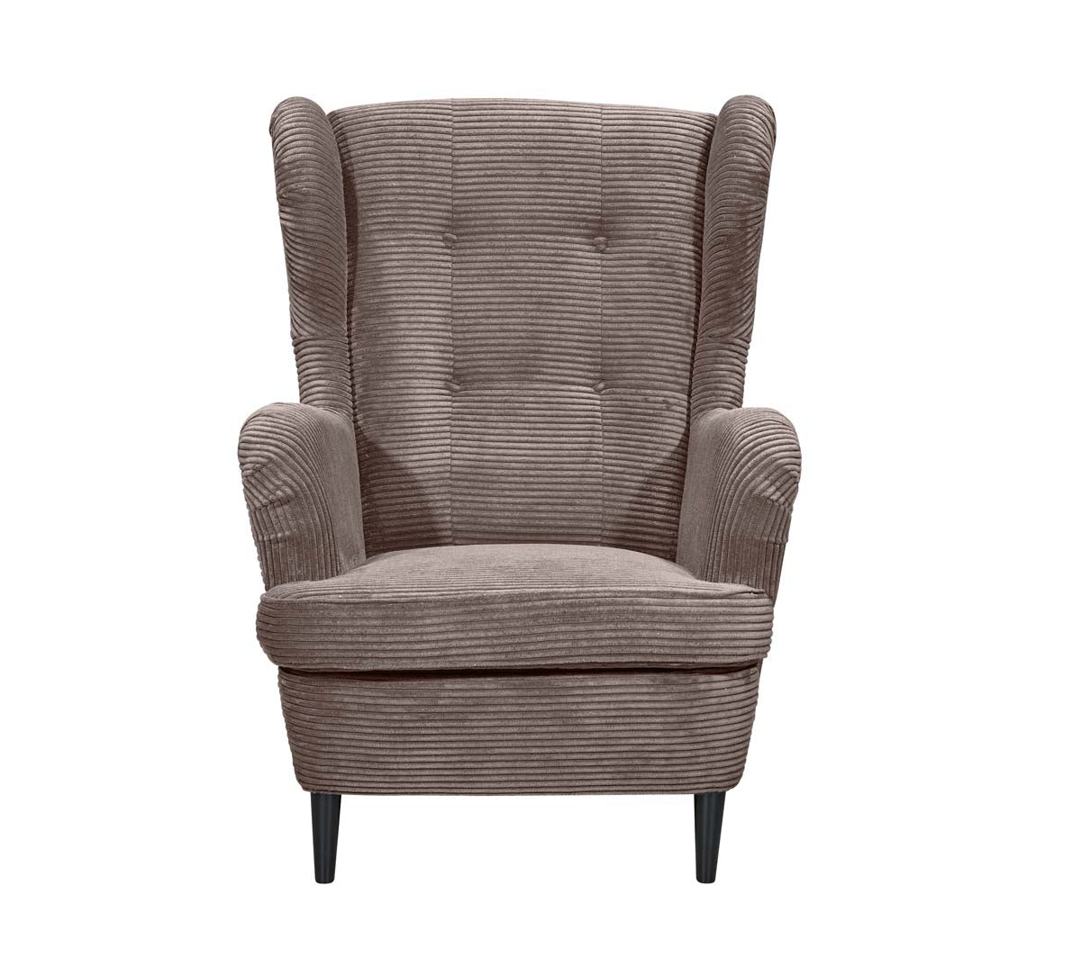 Oskar 5 Sessel Ohrensessel Braun